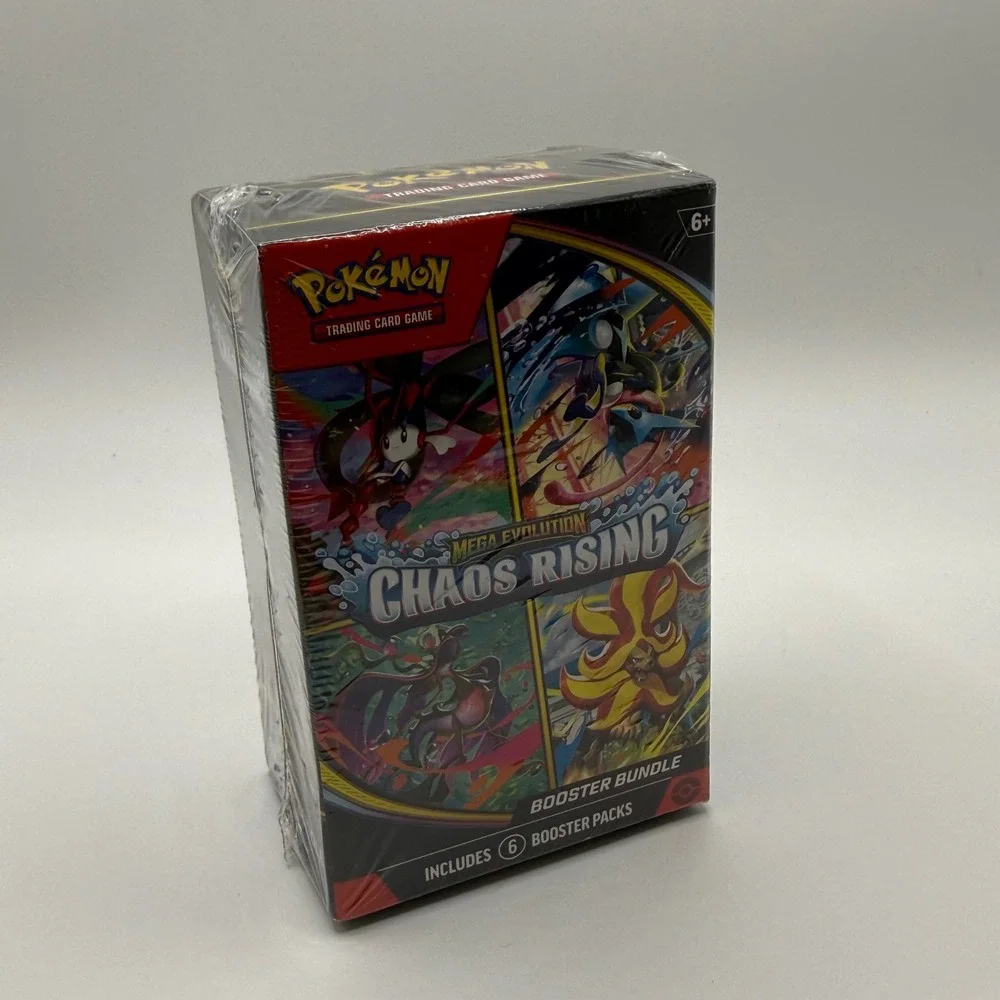 Pokemon TCG Mega Evolution Chaos Rising Booster Bundle 6 Packs Sealed 2026